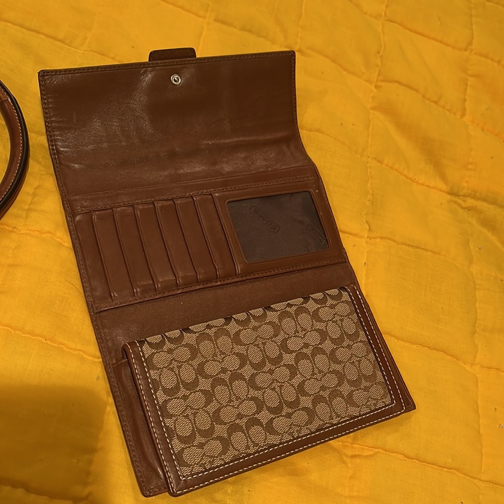 Vintage Signature Coach Purse and Wallet Set - Picture 7 of 7